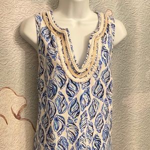 Lilly Pulitzer Seashell v-neck dress